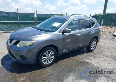 2016 Nissan Rogue Sv из США, поврежденный, VIN 5N1AT2MN7GC767605